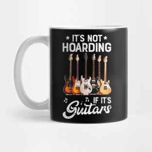 Musical Mindset: It's Not Hoarding If It's Guitars Anatomy Graphic Tee Mug